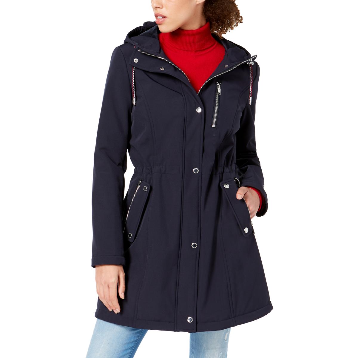 Basler Womens Fall Water Repllent Hooded Anorak Jacket Outerwear Plus BHFO 6733