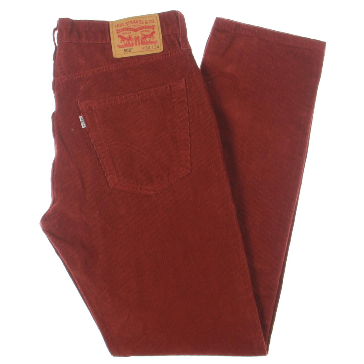 dark red corduroy pants