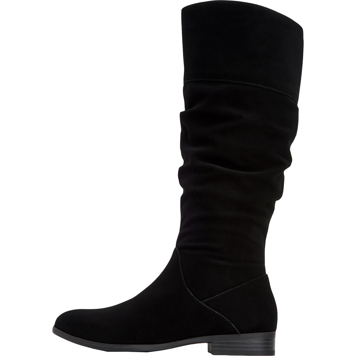 Style & Co. Womens Kelimae Wide Calf Almond Toe Knee-High Boots Heels ...