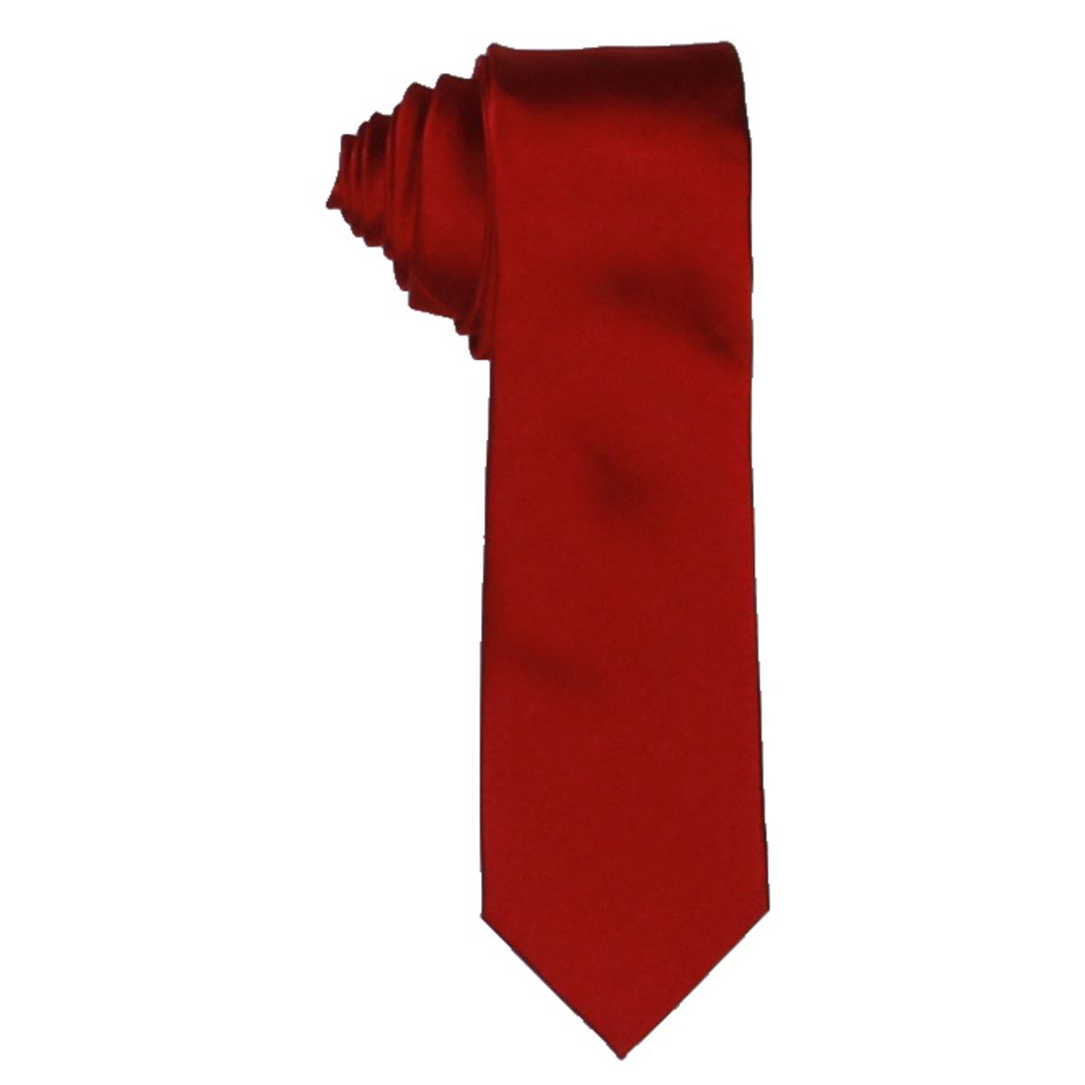 Alfani Mens Red Satin Silk Business Neck Tie O/S BHFO 5785 | eBay