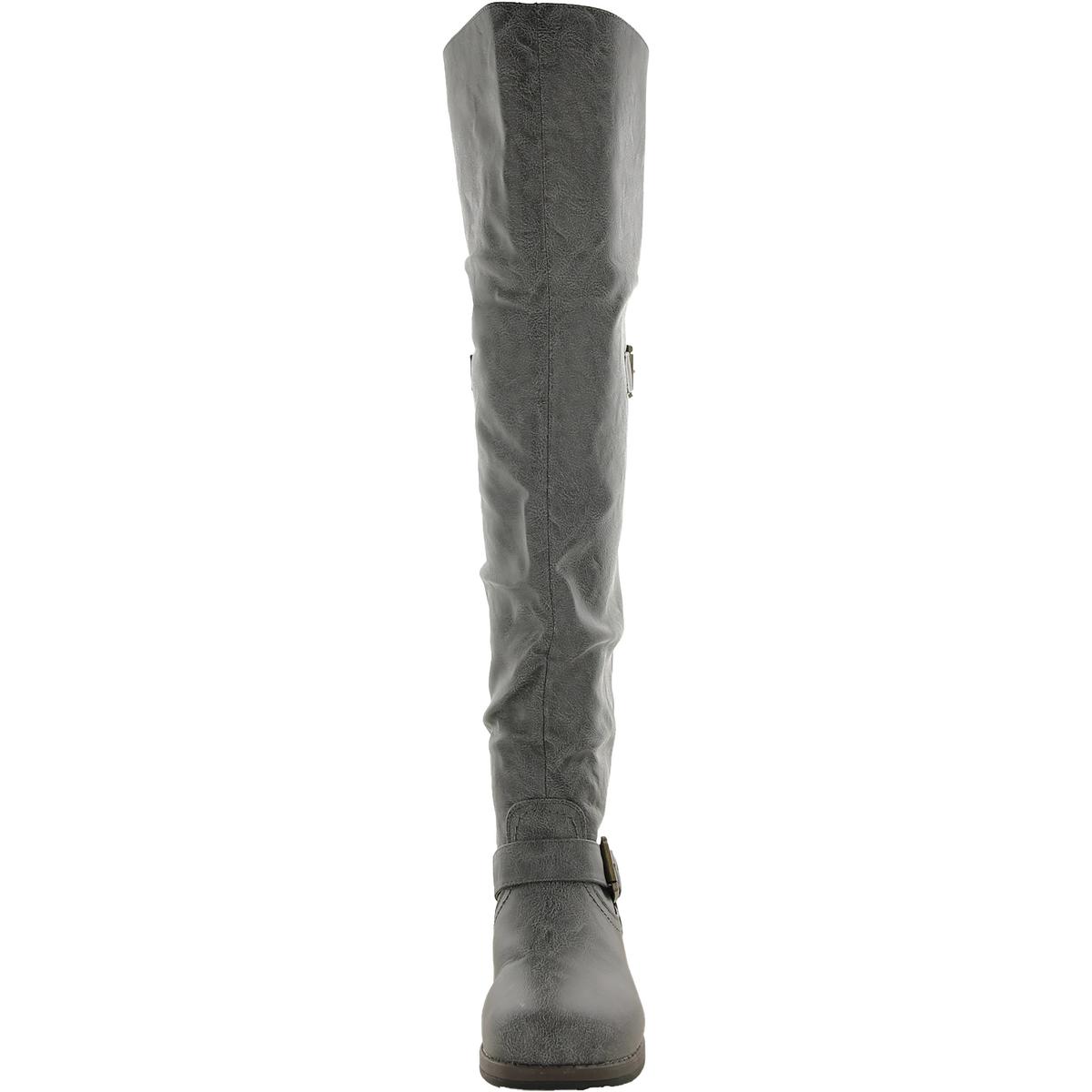 Journee Collection Womens Kane Wide Calf Knee-High Boots Shoes BHFO 1365 - Picture 9 of 9
