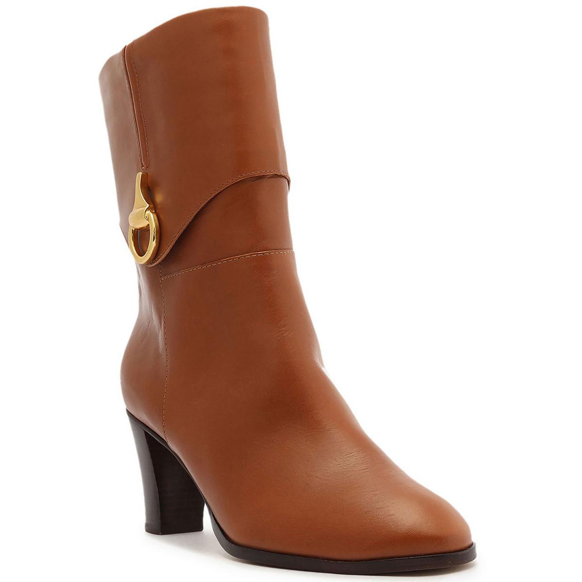 Женские коричневые кожаные ботильоны Arezzo на шнуровке размер 95 средний BM BHFO 0945 4690₽