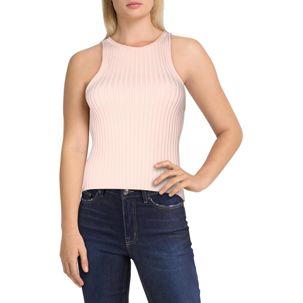 Frame Womens Palm Ivory Cotton Embroidered Tee Tank Top Shirt XS BHFO 9629