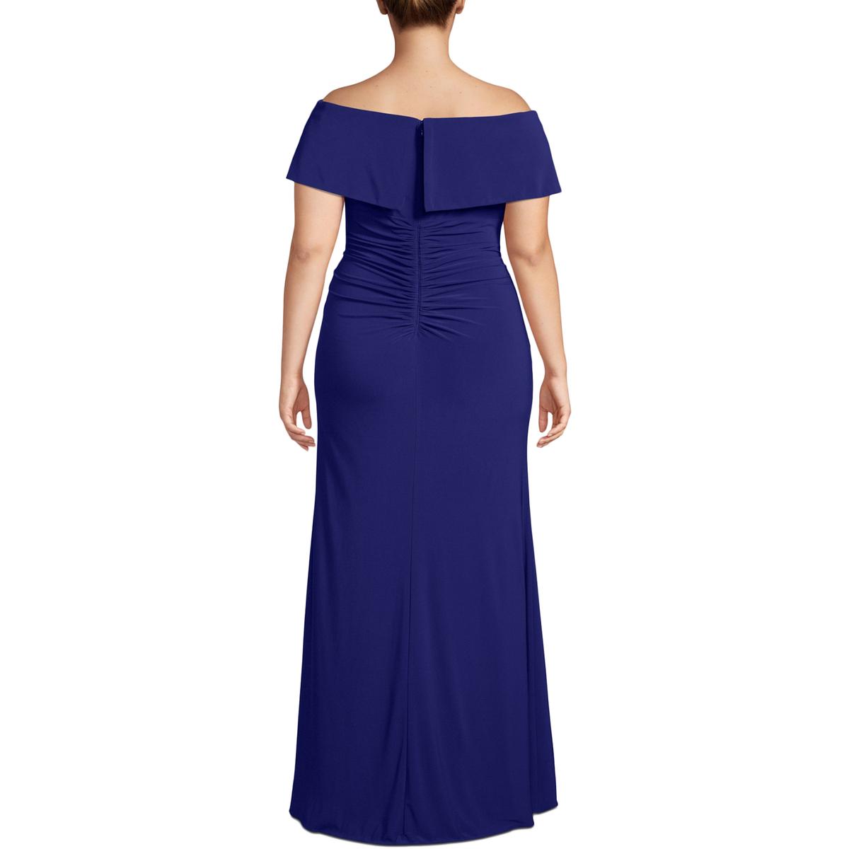 xscape off shoulder gown