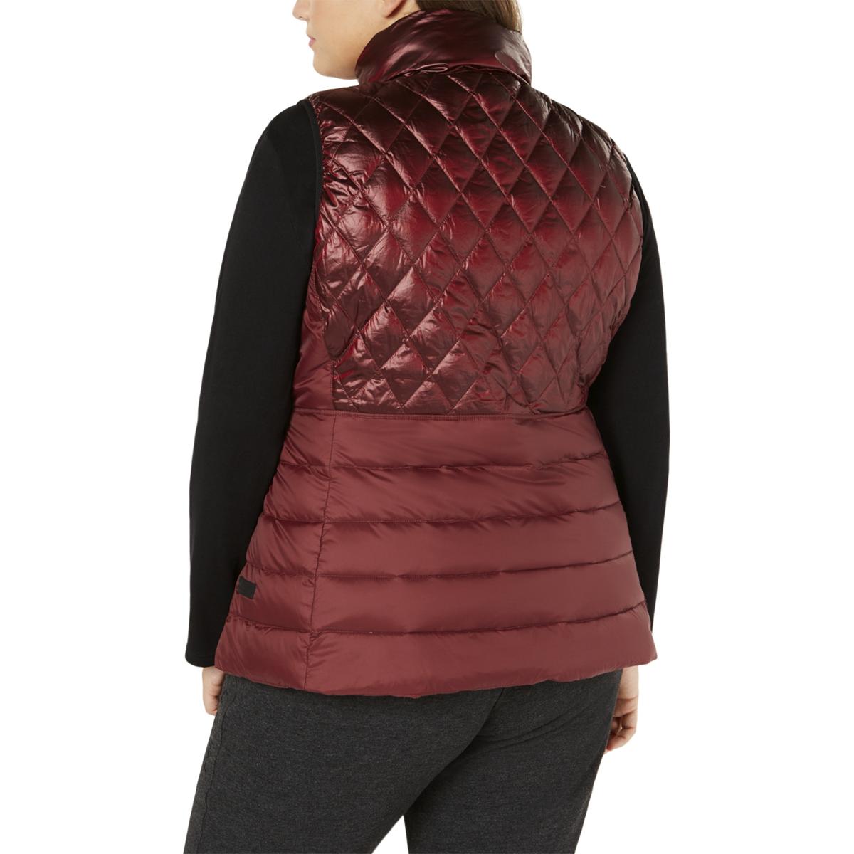 Calvin Klein Performance Womens Red Fall/Winter Outerwear Vest Plus 3X ...
