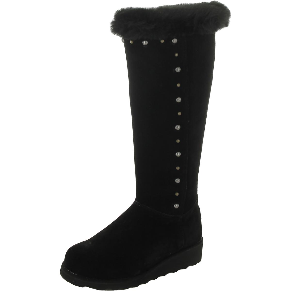 Женские сапоги до колена Bearpaw Dorothy из замши и смеси шерсти на подкладке BHFO 7939