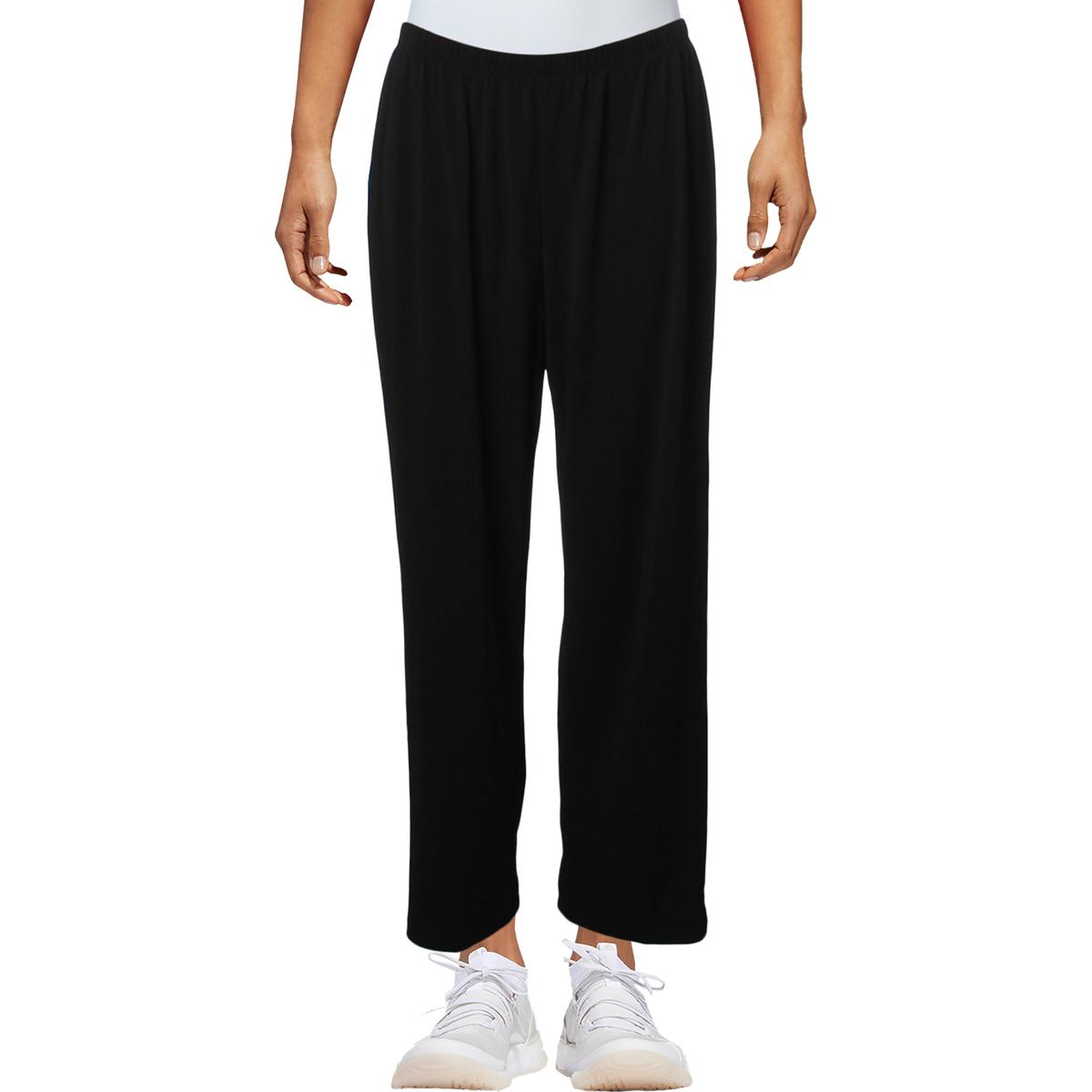 black jersey pants