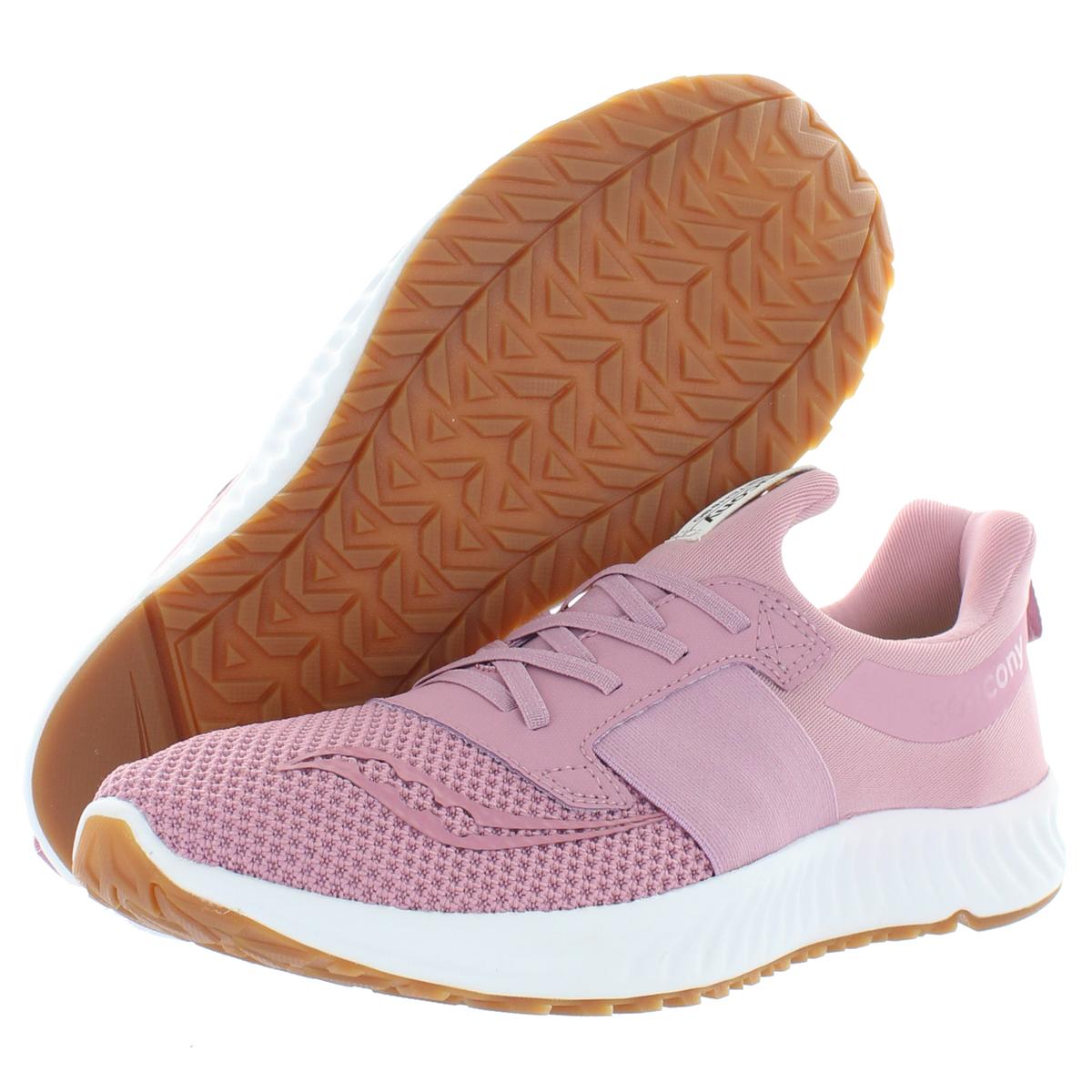 Saucony Womens Stretch & Go Breeze Memory Foam Slip On Sneakers Shoes ...