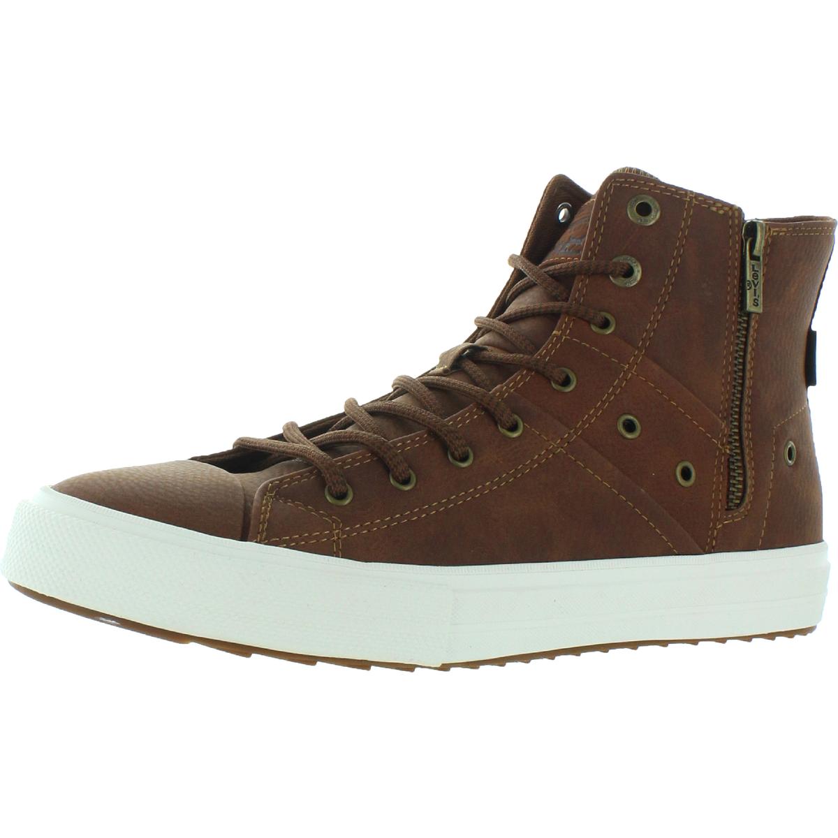 Levi's Mens Zip Ex Tan Fashion Sneakers Athletic 11 Medium (D) BHFO