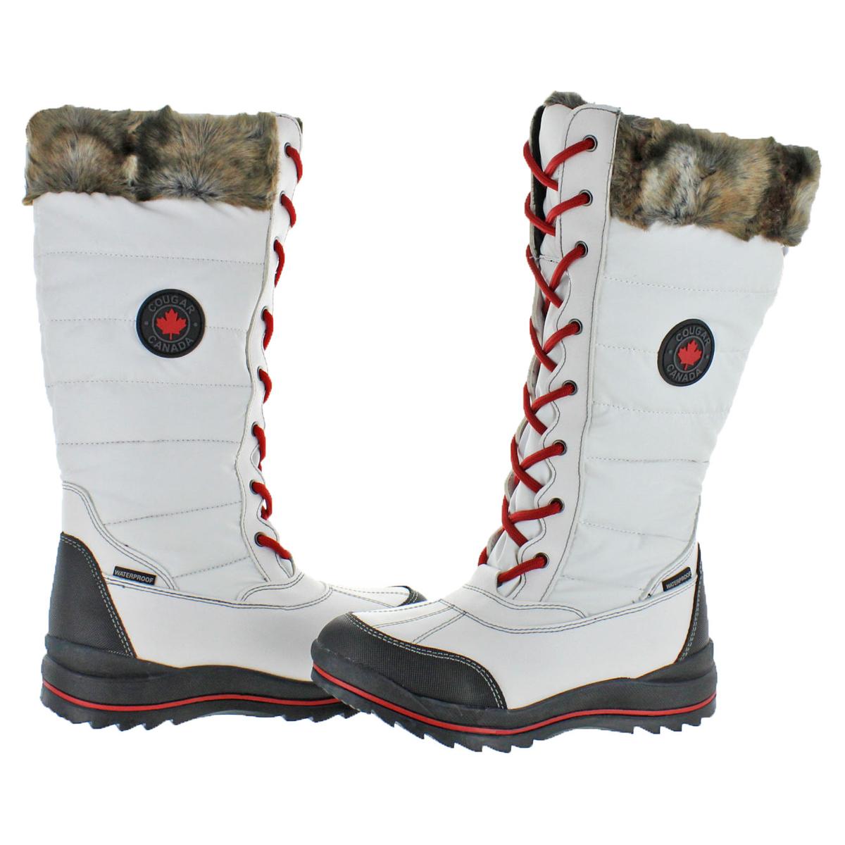 women's snow boots with fur trim
