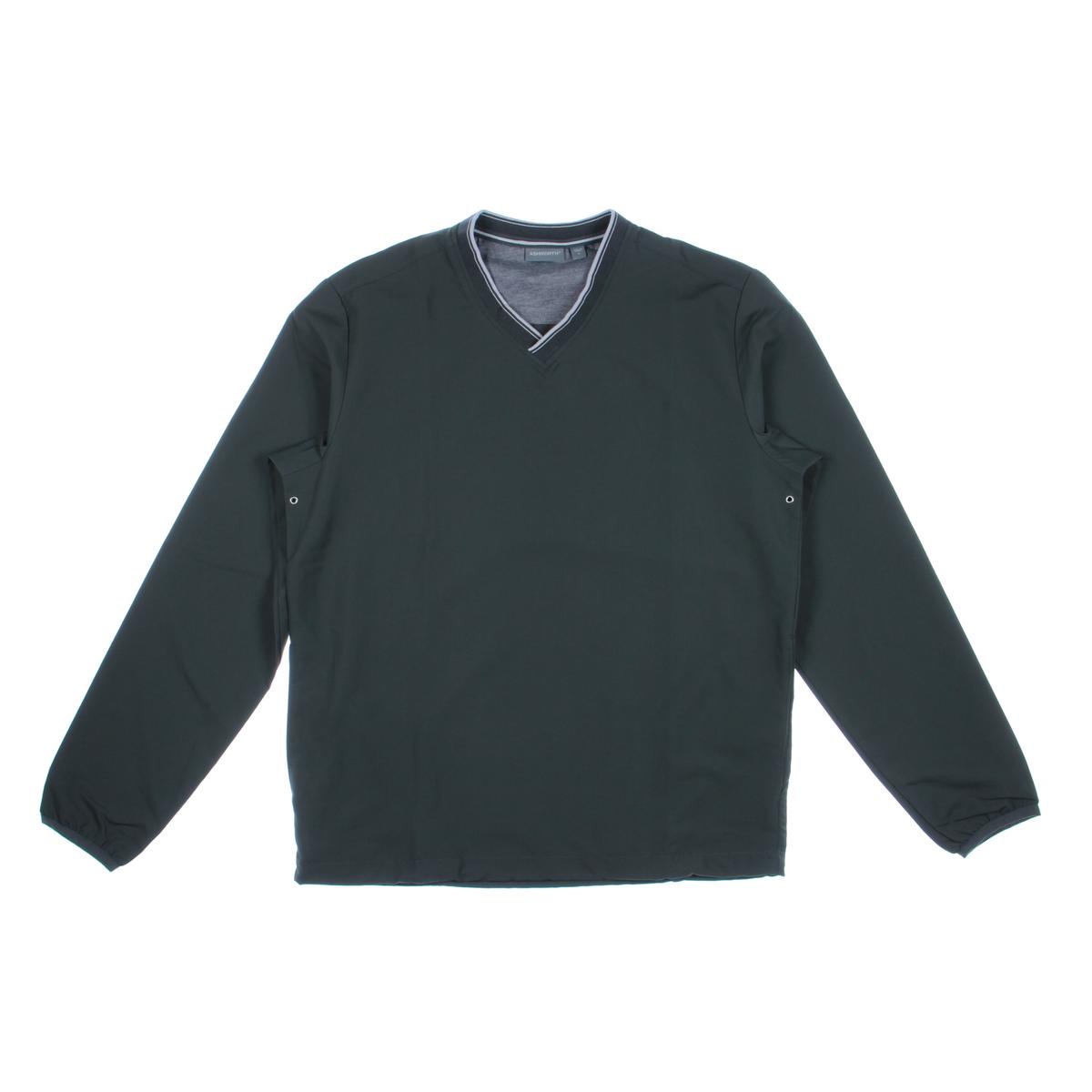 ASHWORTH 4709 Mens Pullover V-Neck Long Sleeves Windbreaker Jacket BHFO