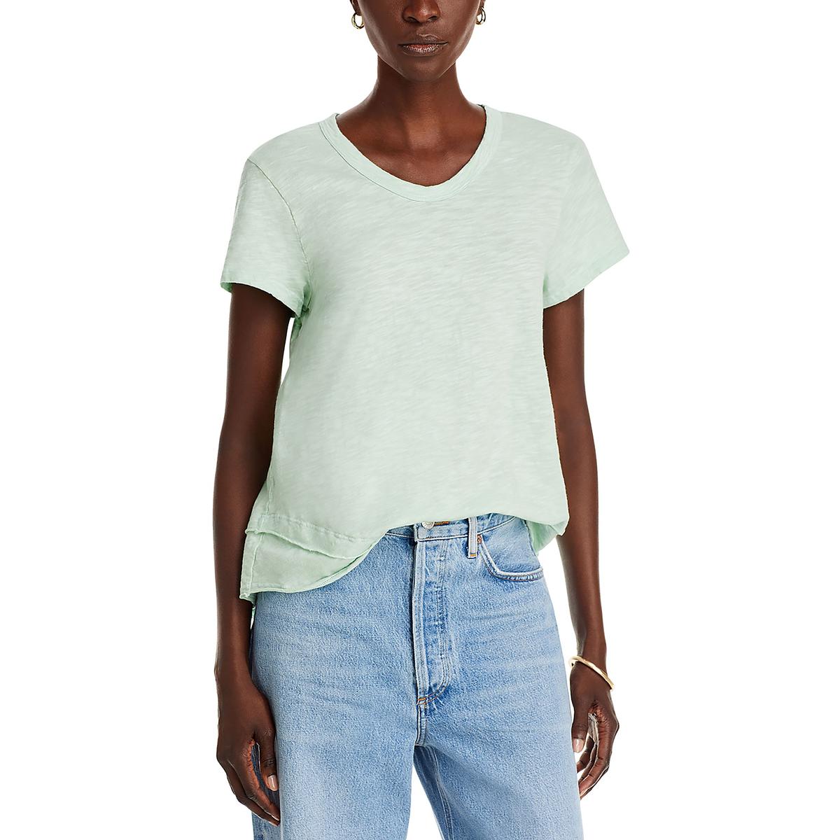 Wilt Womens Cotton Layered Hi-Low T-Shirt Top BHFO 4952