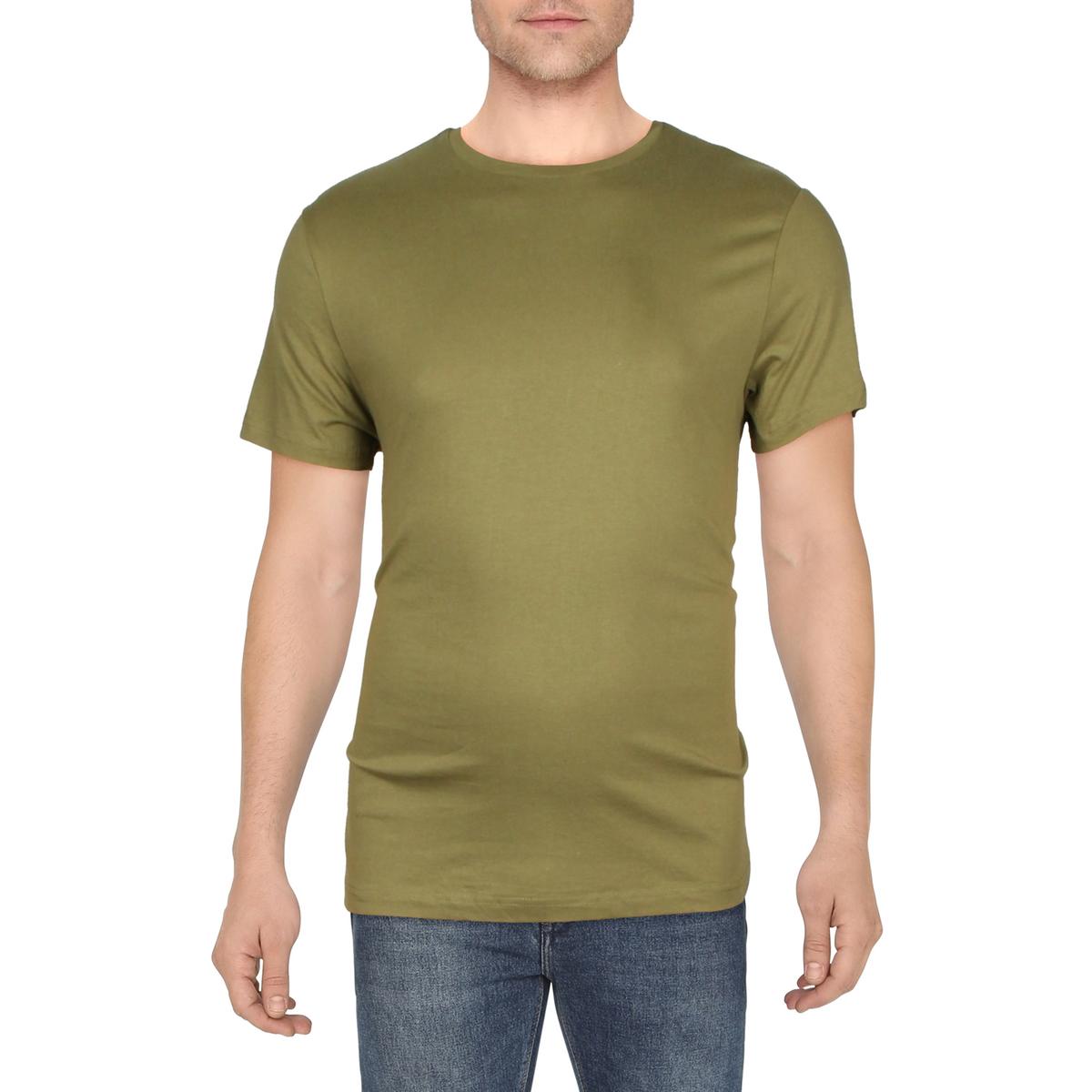 Club Room Mens Cotton Crewneck Tee T-Shirt BHFO 6846