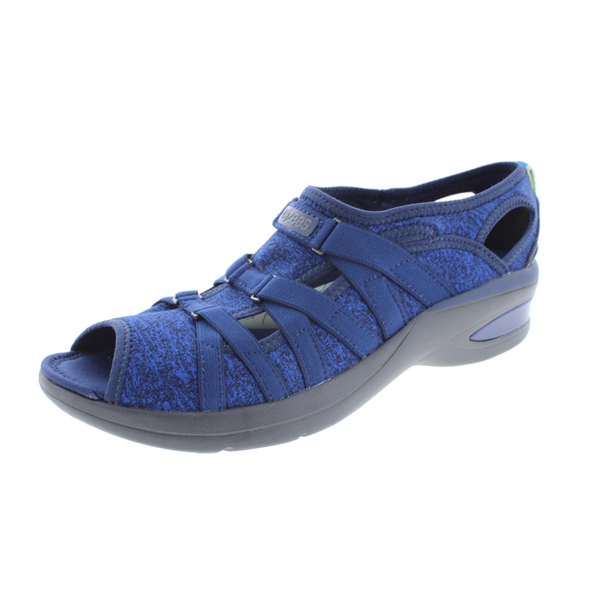 Bzees 7571 Womens Reveal Heathered Open Toe Casual Walking Shoes BHFO ...