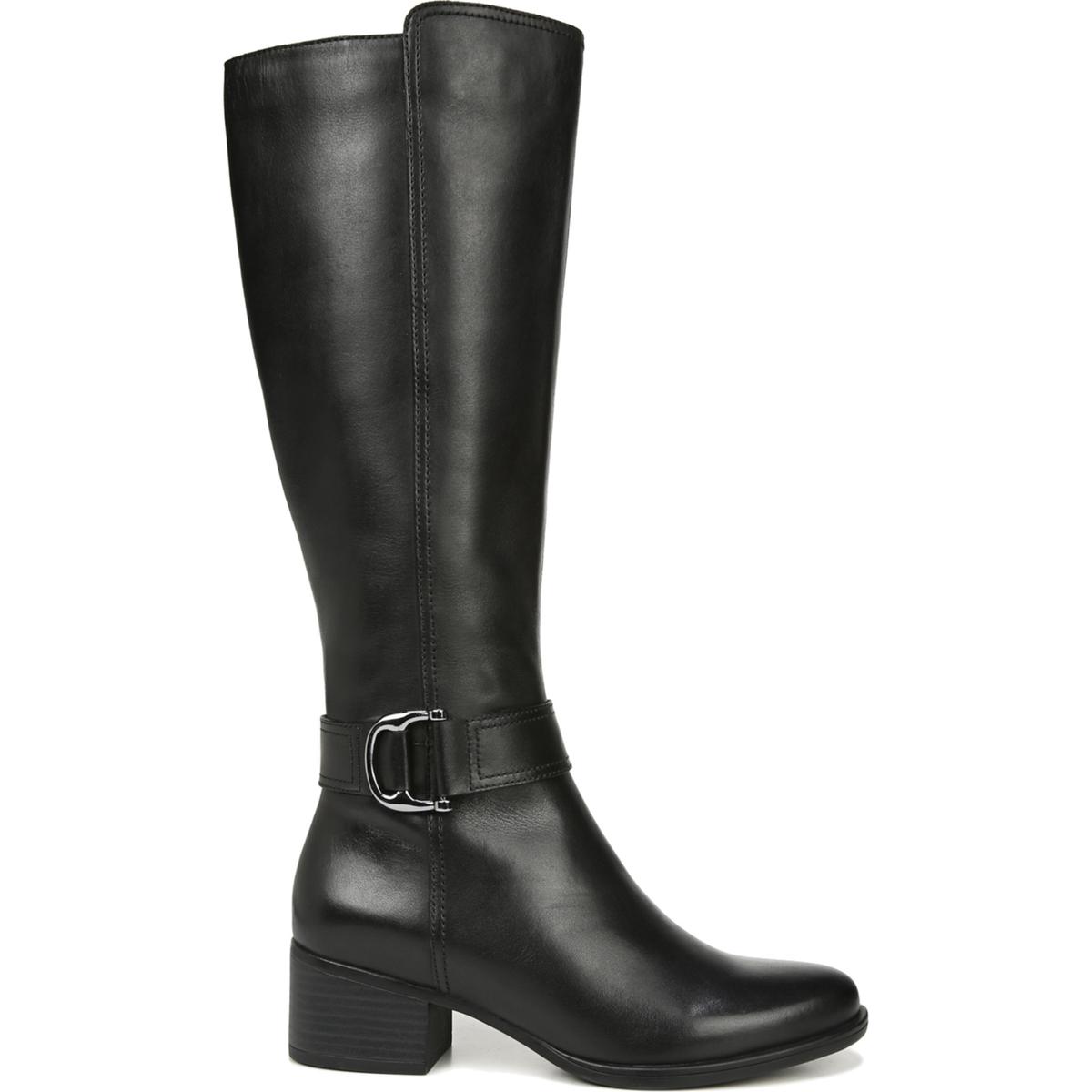Naturalizer Womens Kelso Black Knee-High Boots Shoes 5.5 Medium (B,M ...