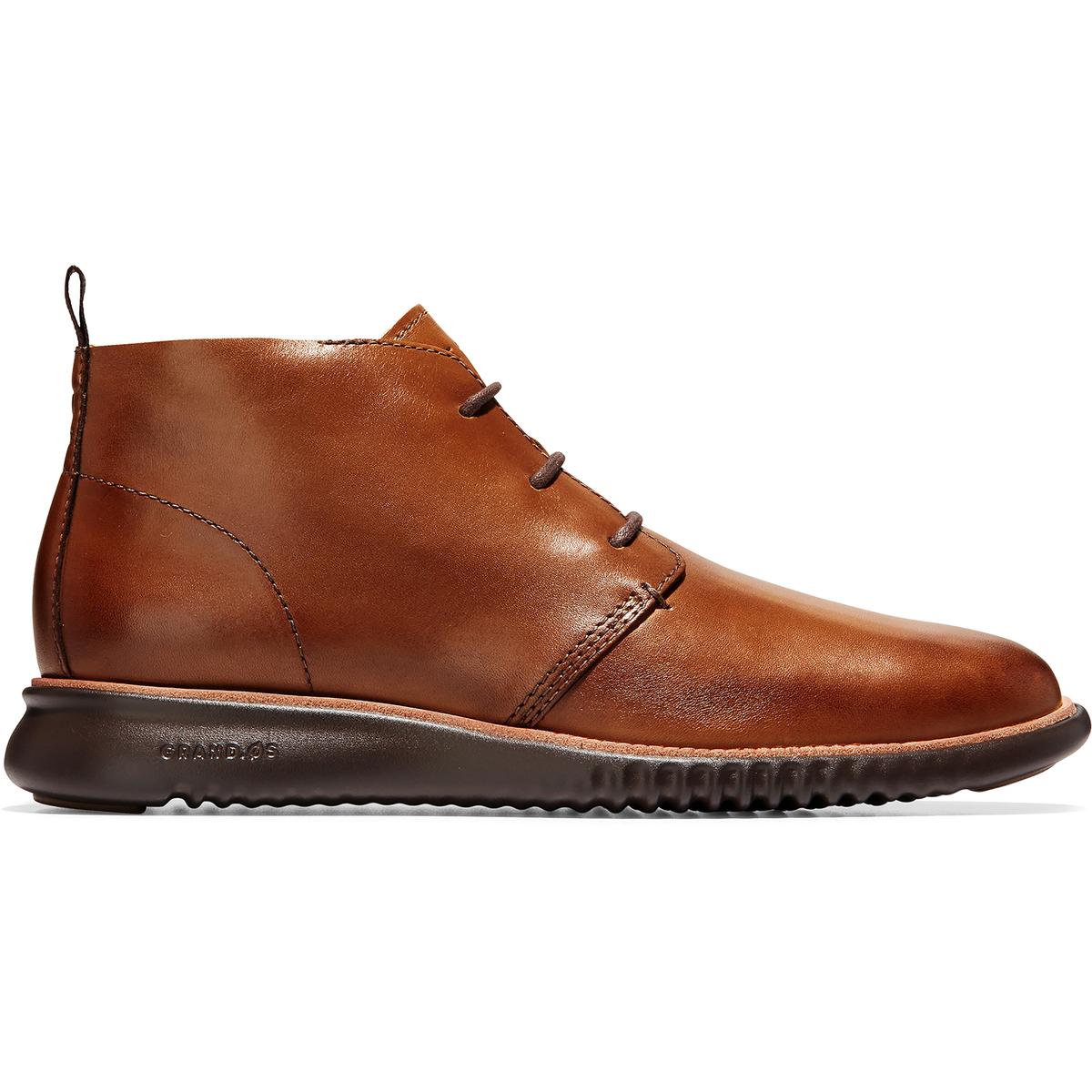 Cole Haan Mens 2.Zerogrand Tan Leather Chukka Boots Shoes 9 Medium (D) BHFO 7162 190595603523 | eBay