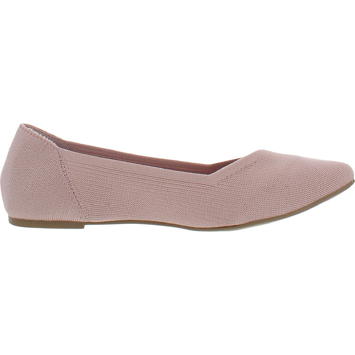 mia kerri pointed toe flyknit flat