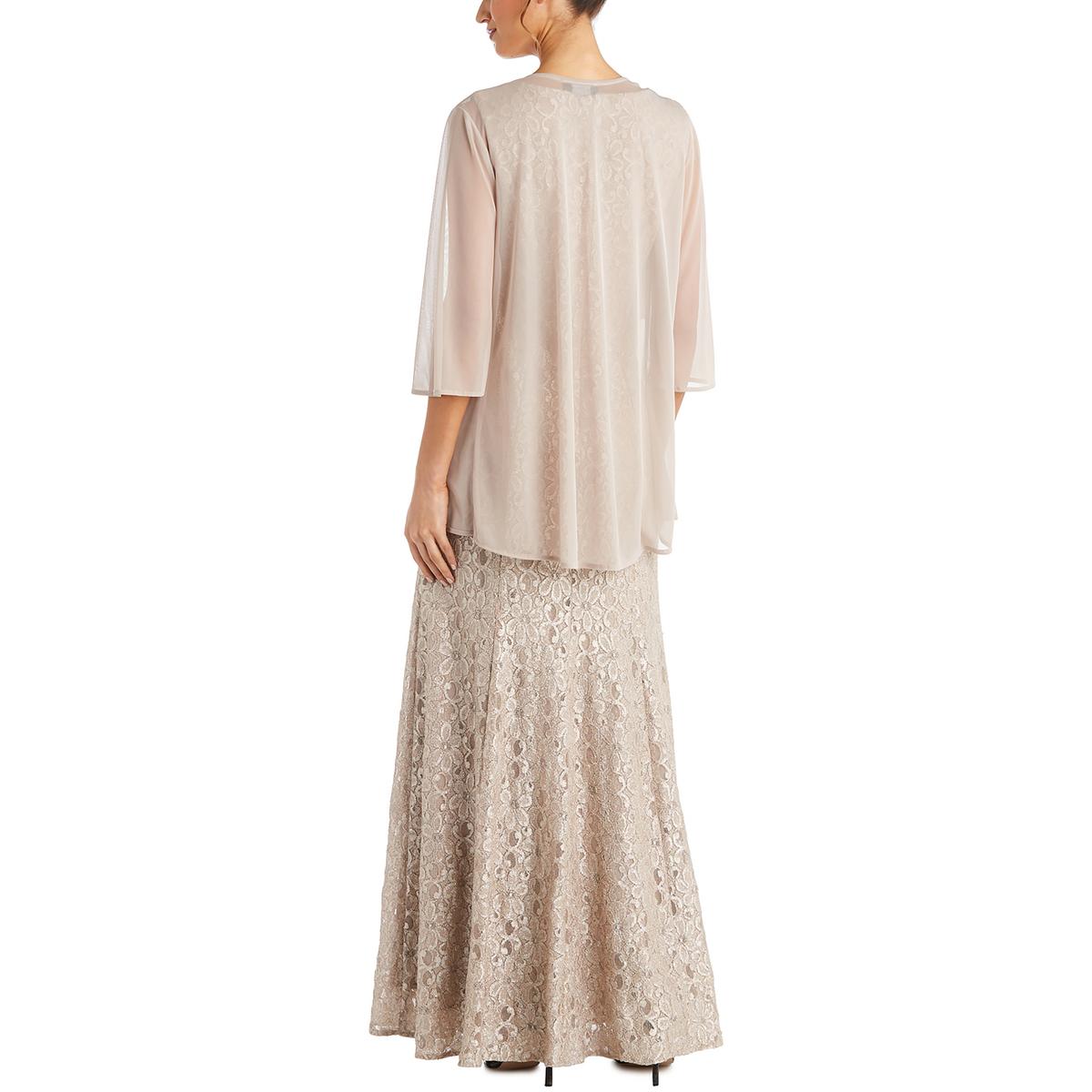 R&M Richards Womens Jacket 2PC Formal Evening Dress Gown BHFO 1770
