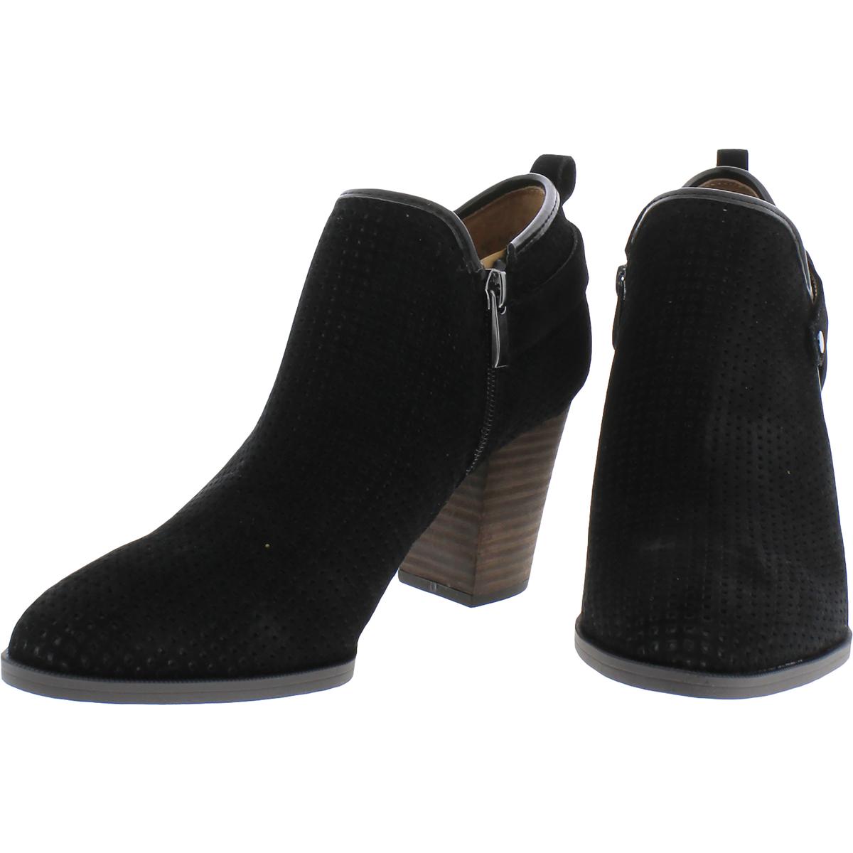 Franco Sarto Womens Dale 2 Black Ankle Boots Shoes 8.5 Medium (B,M ...