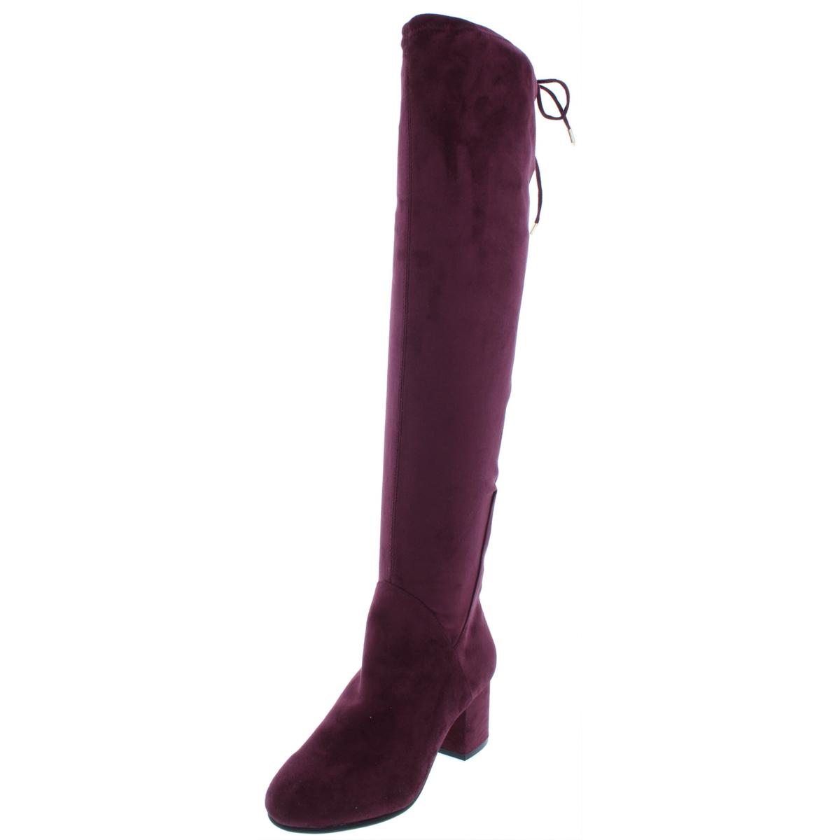 Steve Madden Womens Intro Purple Over-The-Knee Boots 5 Medium (B,M ...