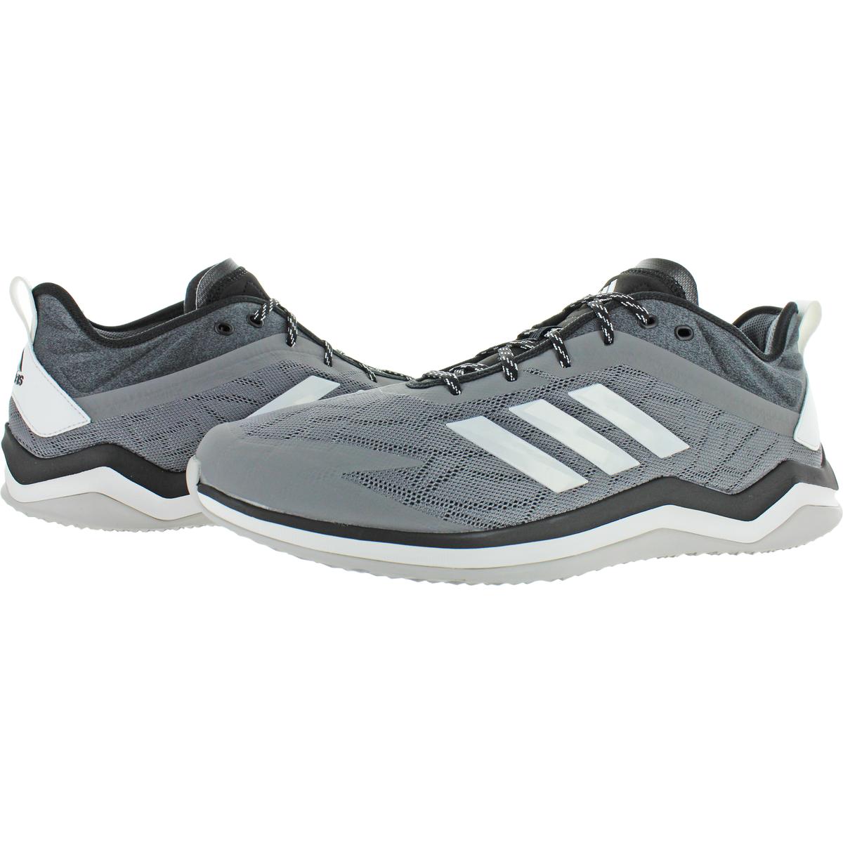Adidas Mens Speed Trainer 4 Gray Baseball Sneakers Shoes 14 Medium (D ...