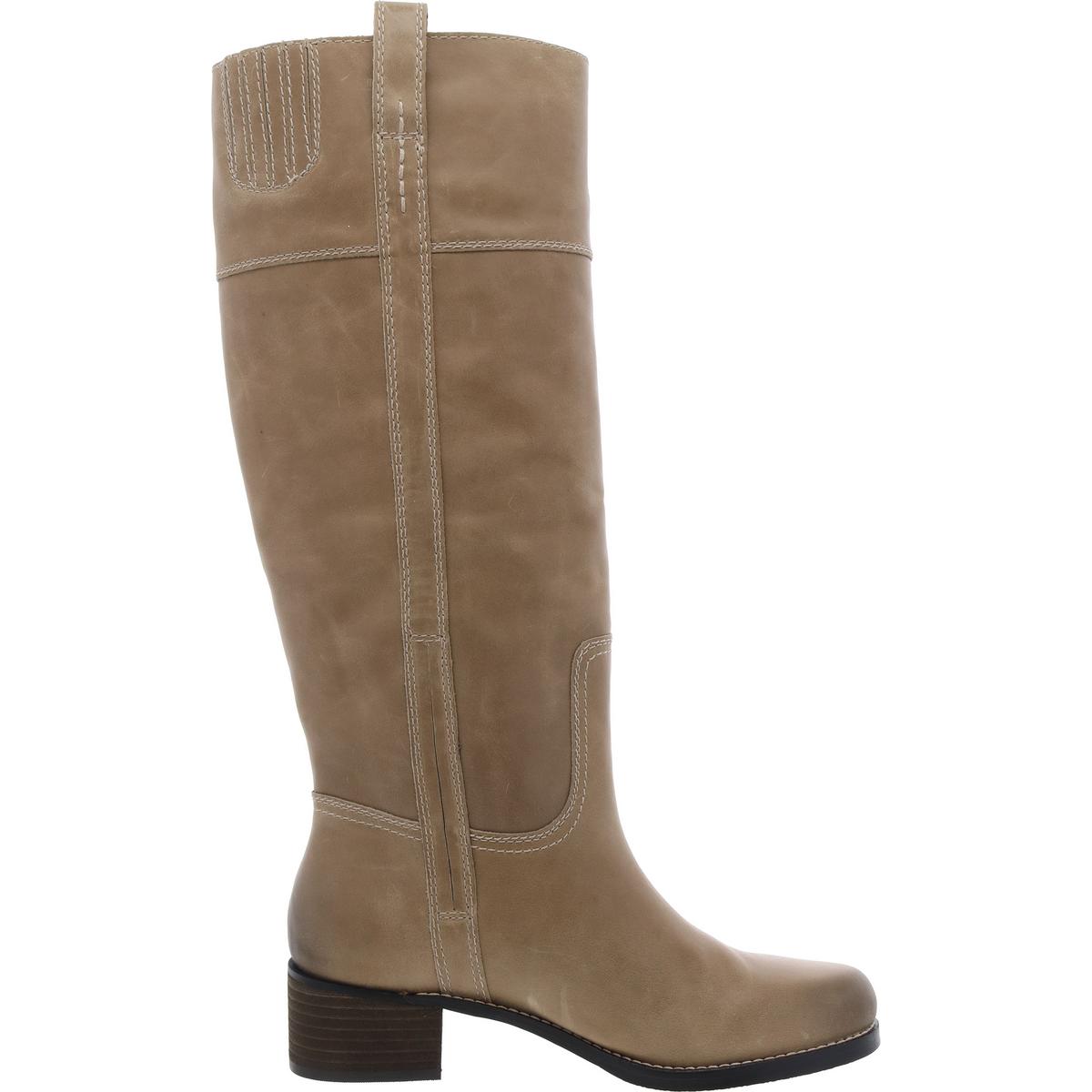 Lucky Brand Womens Hybiscus Leather Riding Tall Knee-High Boots Shoes BHFO 9370 - Picture 12 of 16