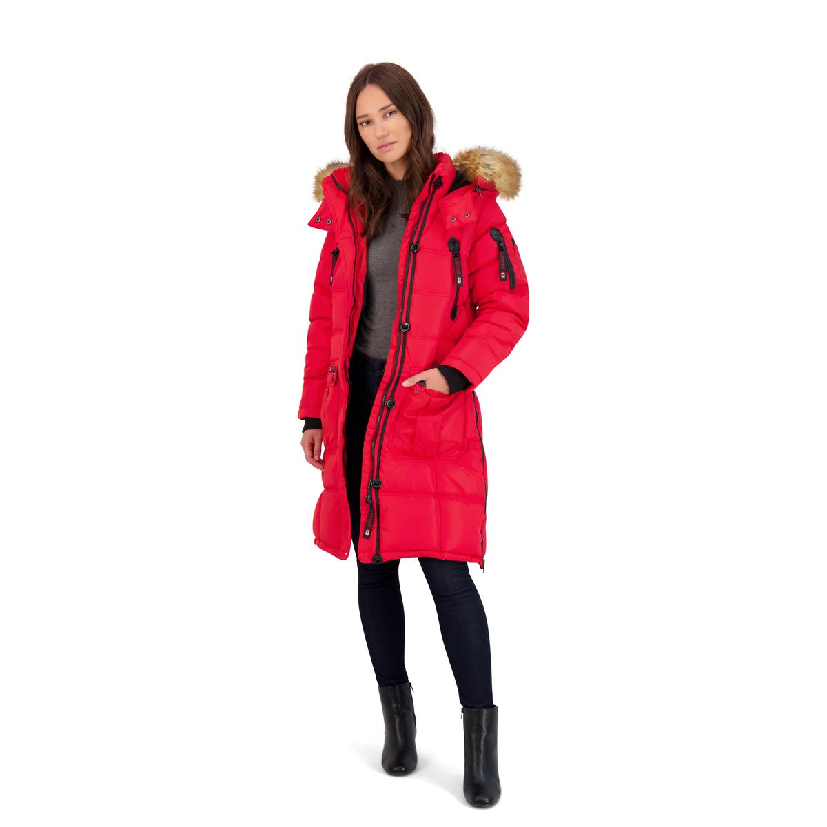Canada Weather Gear Puffer Coat for Women- Long Faux Fur Insulated Winter  Jacket | eBay