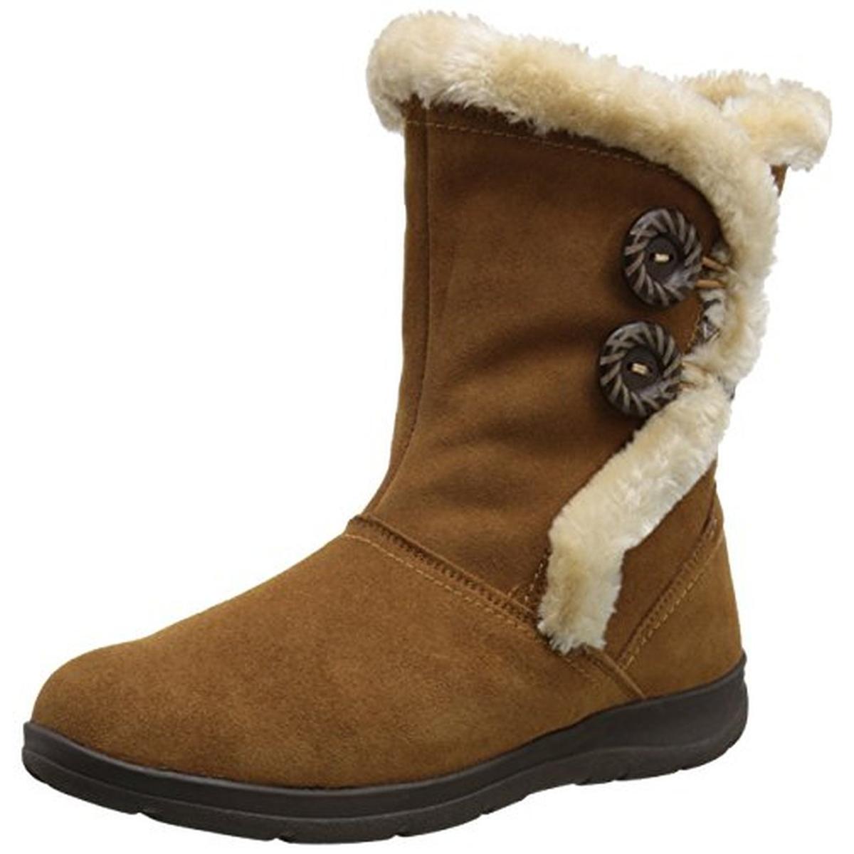 White Mountain 6517 Womens Trip Suede Faux Fur Lined Winter Snow Boots ...