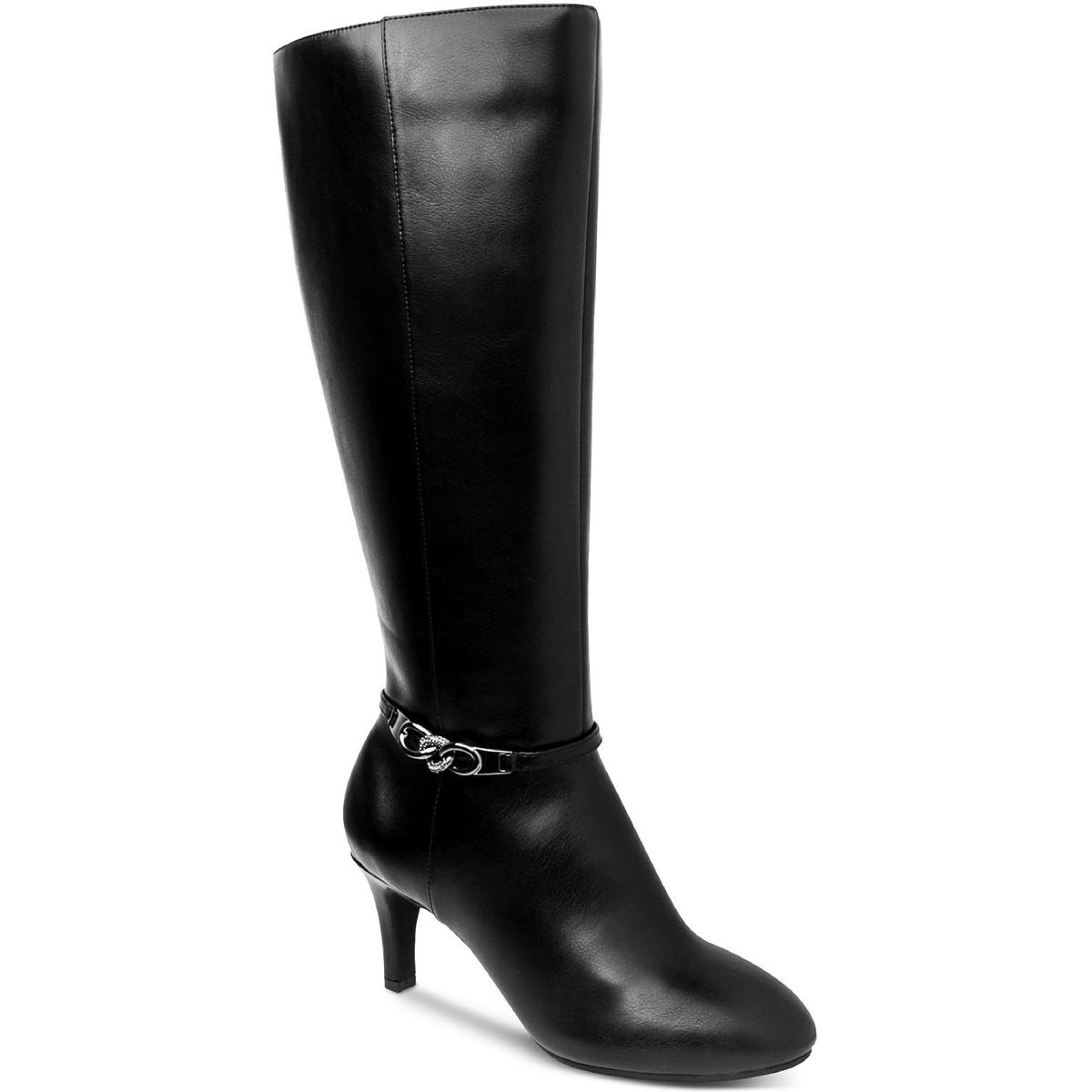 Karen Scott Womens Hanna Faux Leather Tall Dressy Mid-Calf Boots Shoes BHFO 8652 - Bild 9 von 14