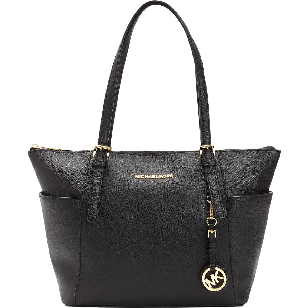 MICHAEL Michael Kors Jet Set Saffiano Leather Signature Large Tote Handbag  | eBay