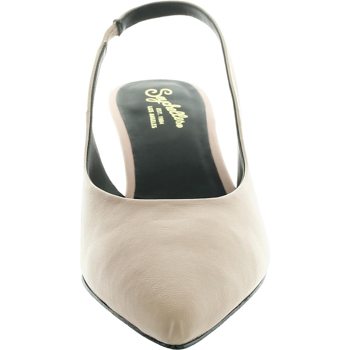 Seychelles Womens Brooklyn Solid Leather Kitten Heels BHFO 5627 - Picture 8 of 8
