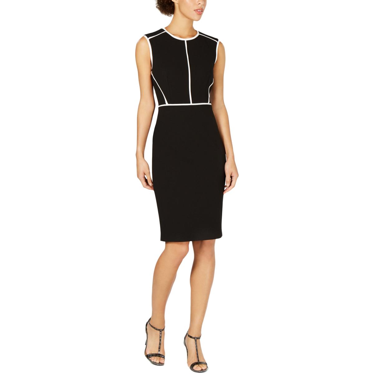 calvin klein women's essential sleeveless sheath