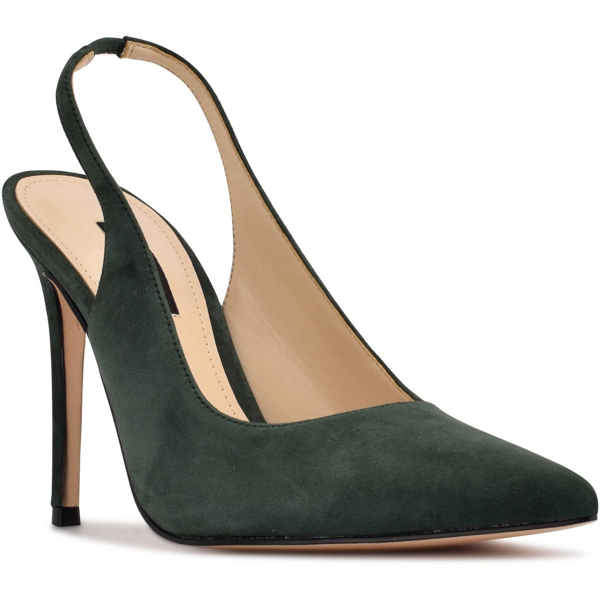 Женские туфли-лодочки с острым носком и мягкой стелькой из перьев Nine West Womens BHFO 7187