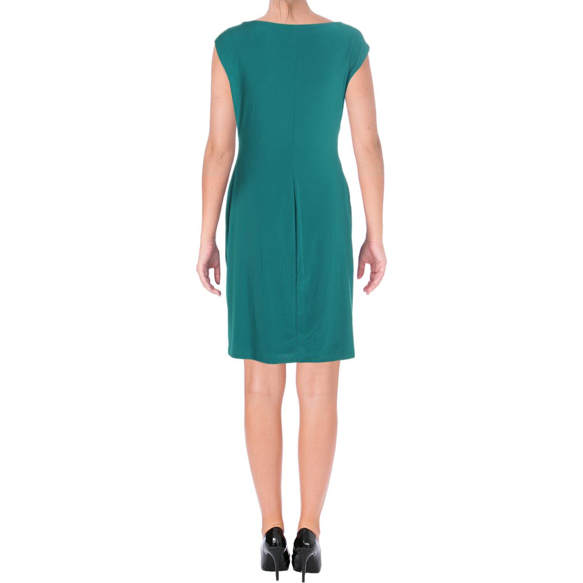 Lauren Ralph Lauren Womens Green Party Cocktail Dress Petites 14P BHFO ...