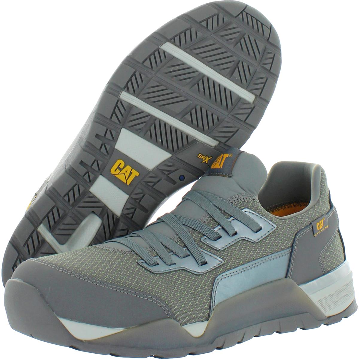 CAT Footwear Mens Sprint Textile Gray Work Shoes 11.5 Wide (E) BHFO