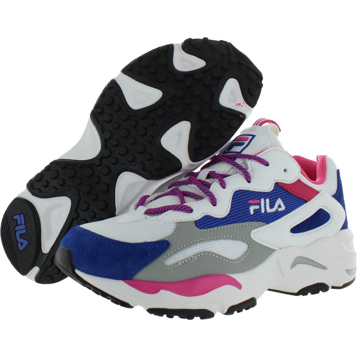Fila Womens Ray Tracer Suede Colorblock Trainer Fashion Sneakers Shoes ...