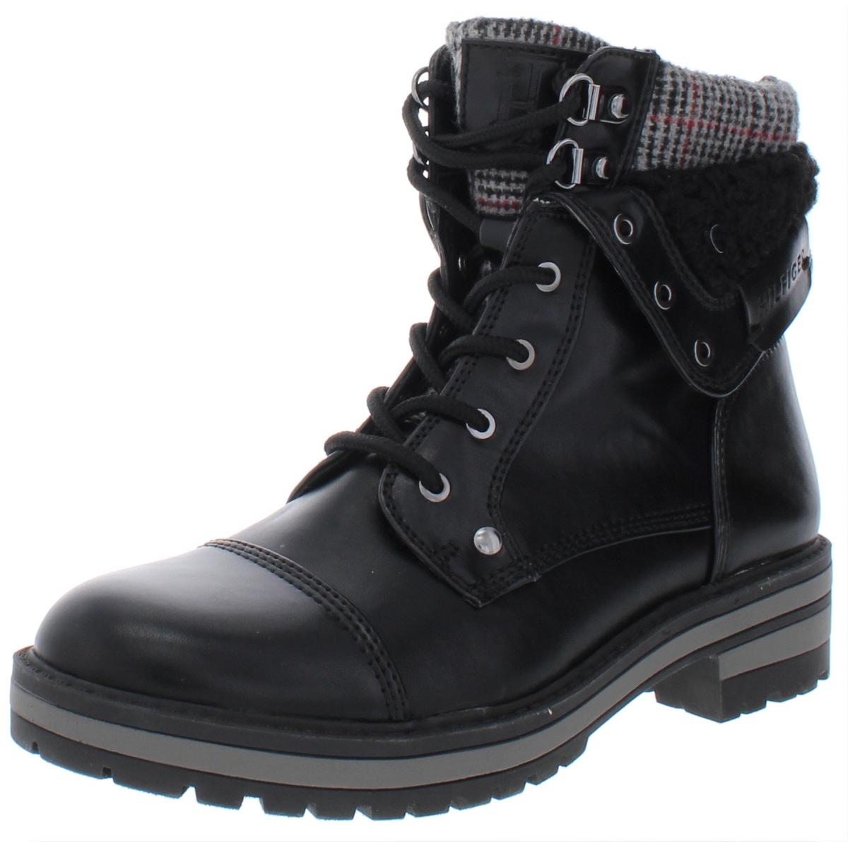 black leather tommy hilfiger shoes