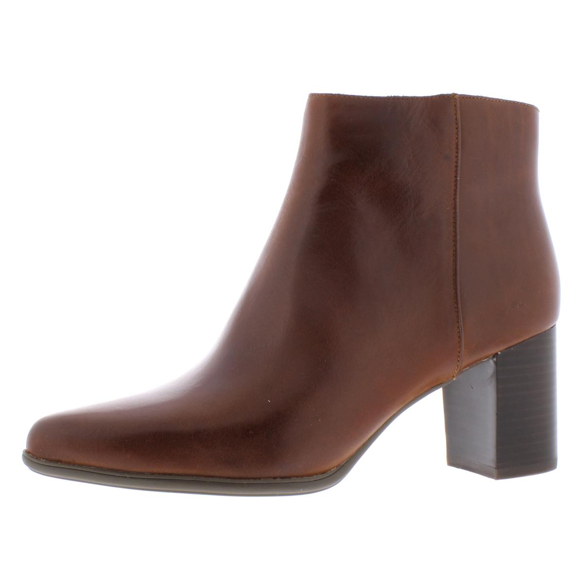 rockport leather booties