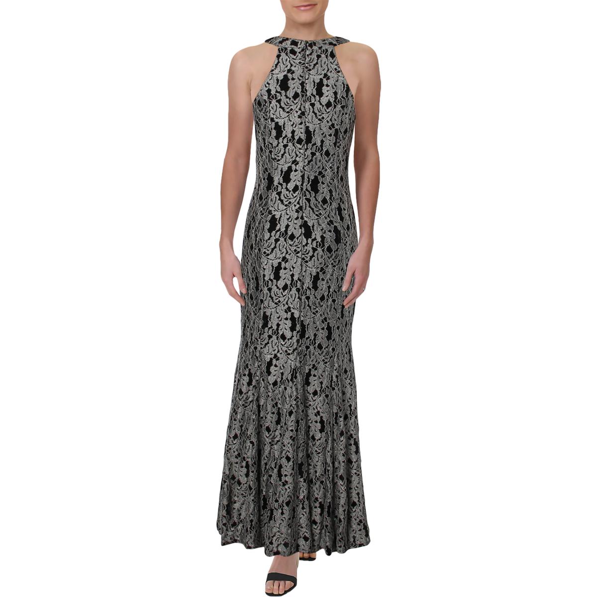 keyhole halter gown