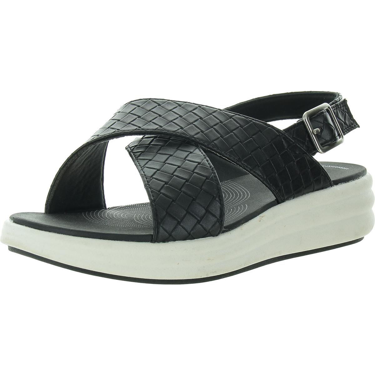 Женские босоножки Clarks Drift Sun из плетеной кожи на плоской подошве BHFO 3341
