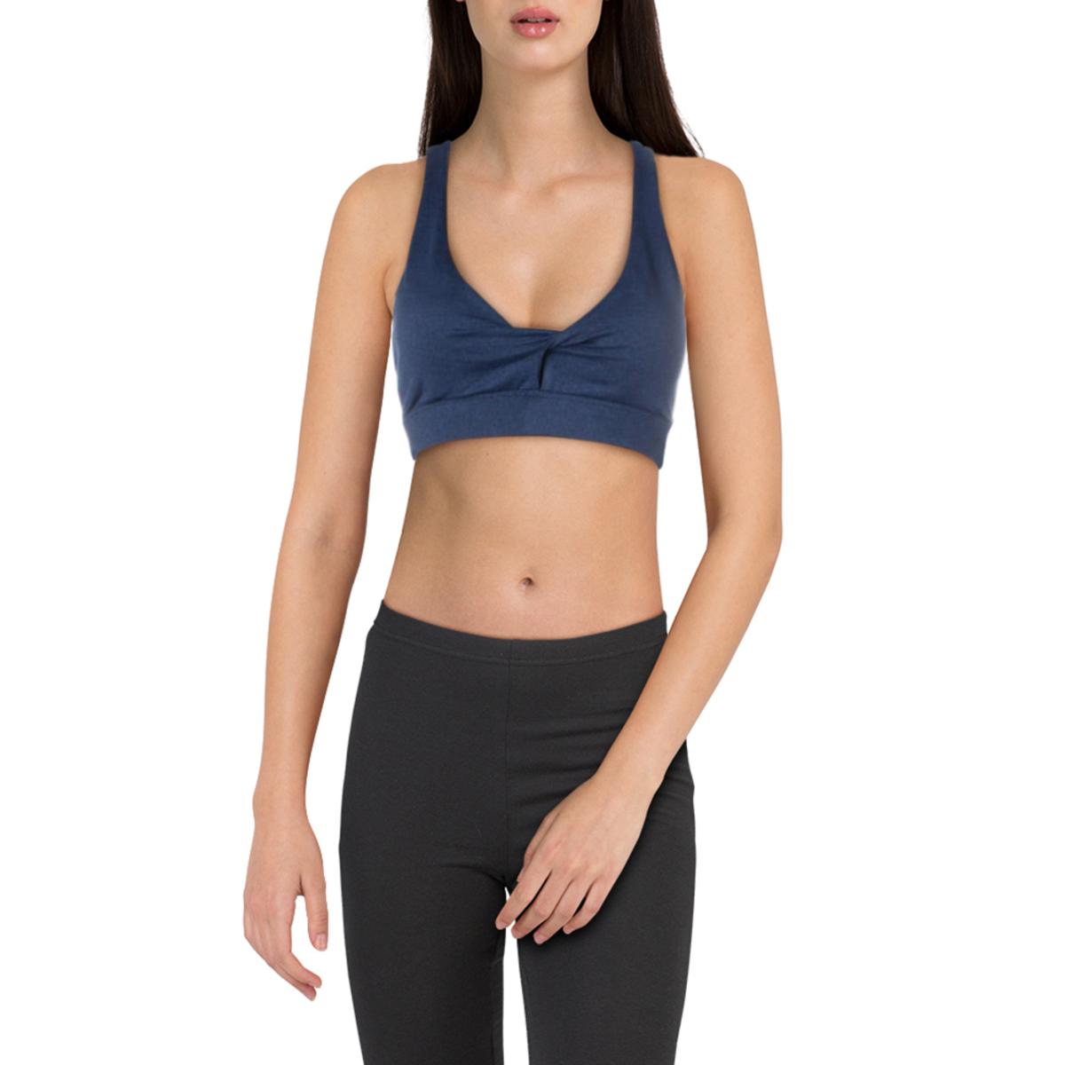 Splendid Activewear Yoga High Neck Bralette Top Bra Splendid Activewear Yoga High Neck Bralette Top Bra