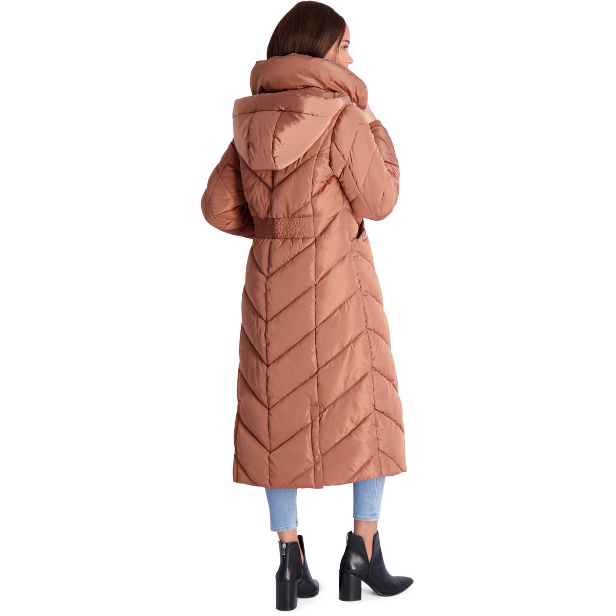 Steve Madden Women's Long Maxi Winter Puffer Coat - Picture 20 of 45