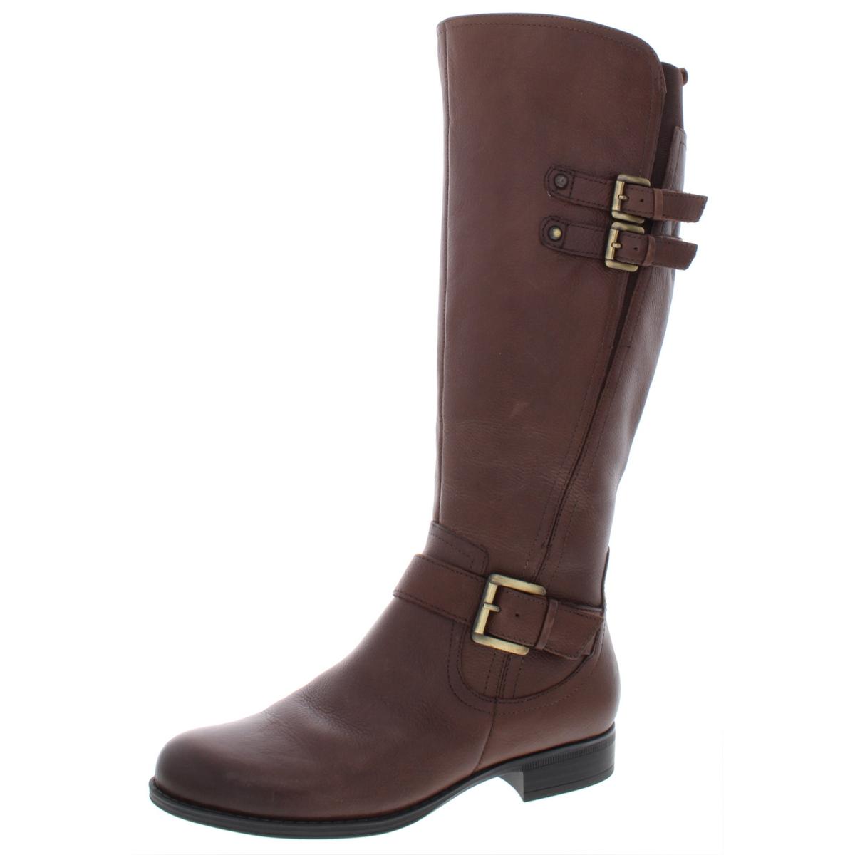 naturalizer jordan leather tall riding boot