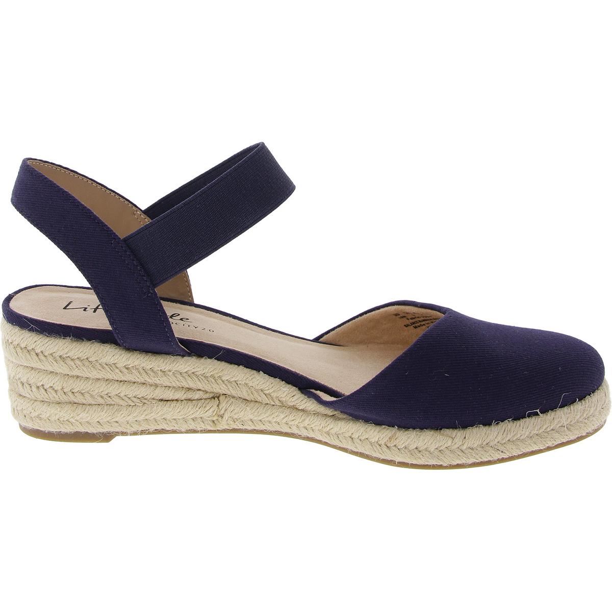 LifeStride Womens Kimmie Ankle Strap Closed Toe Wedge Sandals Shoes BHFO 0231 - Picture 12 of 28