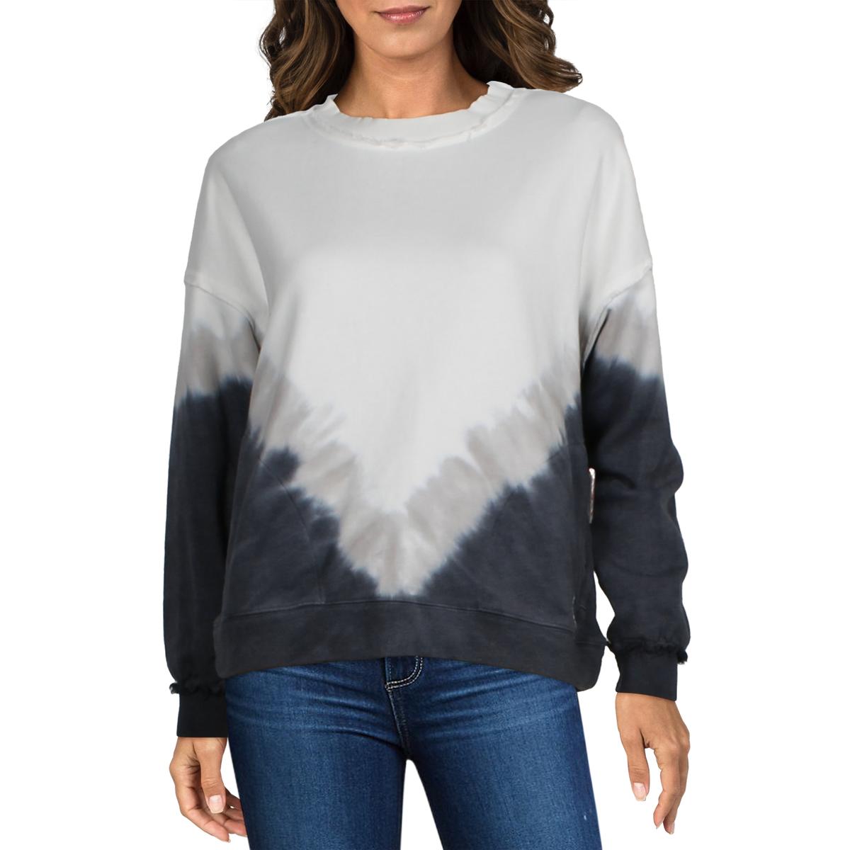 ombre crewneck sweatshirt