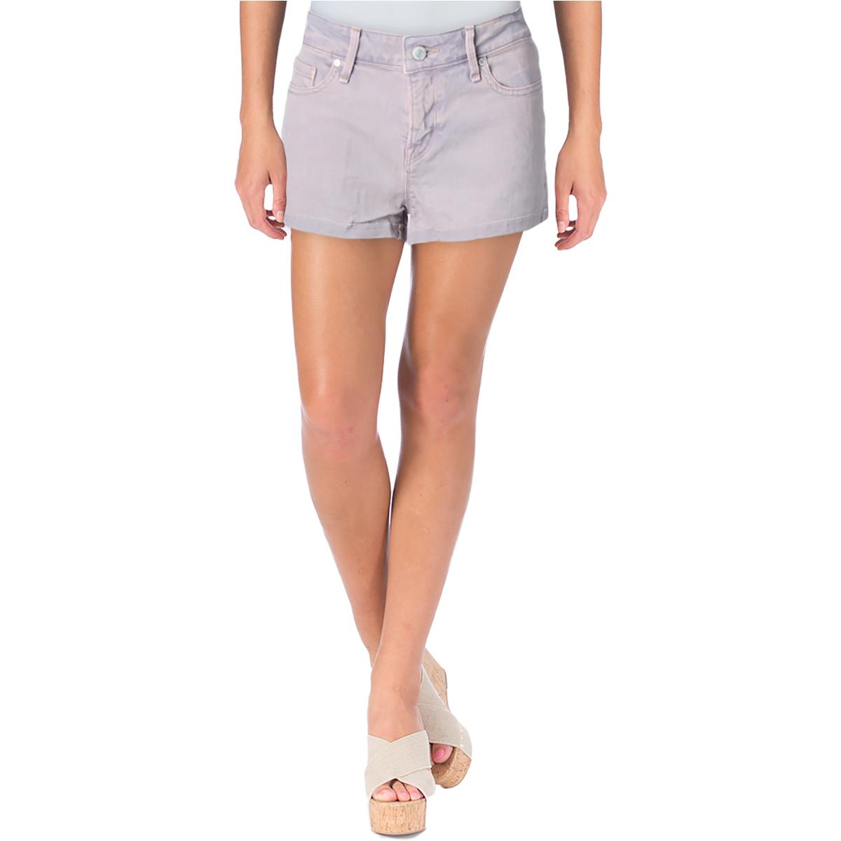 Sunset & Spring Womens Sequined Distressed Cut-Off Denim Shorts BHFO 1900