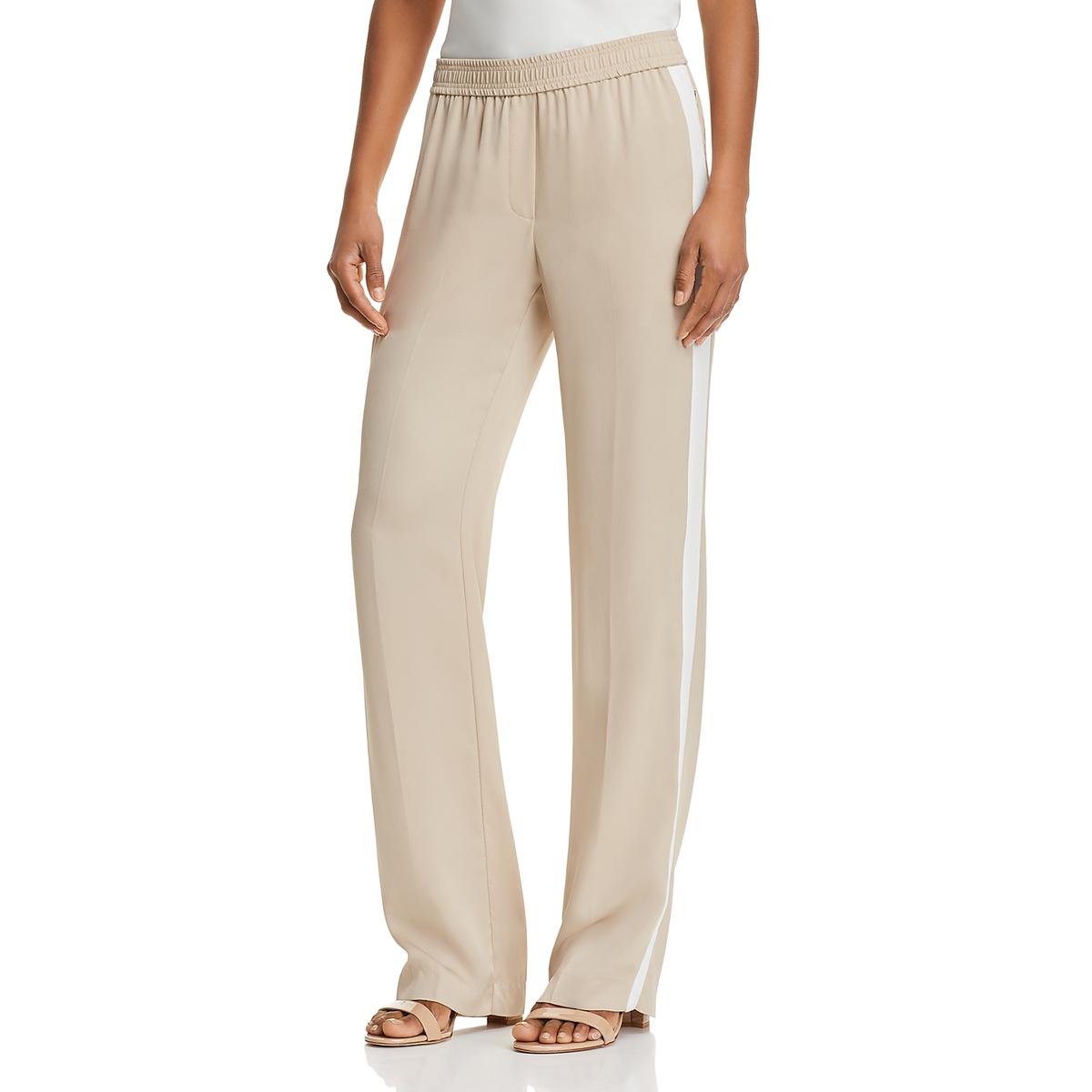 silk track pants womens