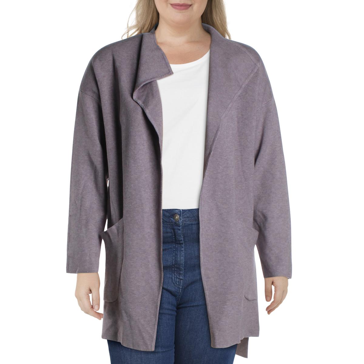 Athleisure by SIONI Womens Platter Collar Long Cardigan Sweater Jacket BHFO 0713 | eBay