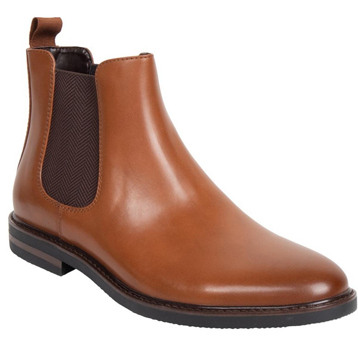 Unlisted by Kenneth Cole Men s Peyton Faux Leather Chelsea Boots