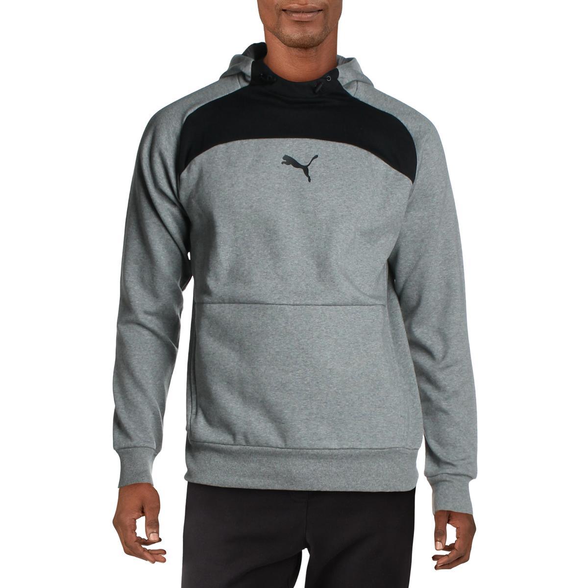 Puma Mens Gray Sweatshirt Fitness Running Hoodie Athletic M BHFO 7004 ...